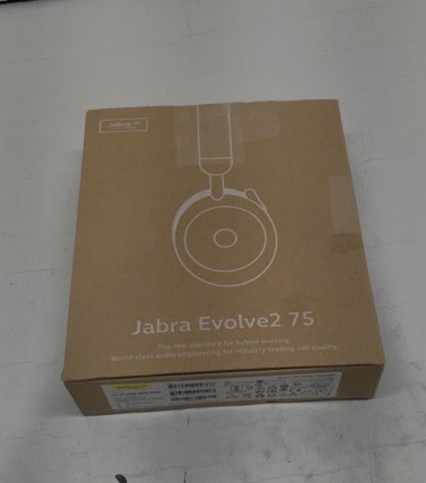 Jabra Evolve2 75 Wireless USB-A BT Stereo Noise-Canceling Headset Link 390 USB-A