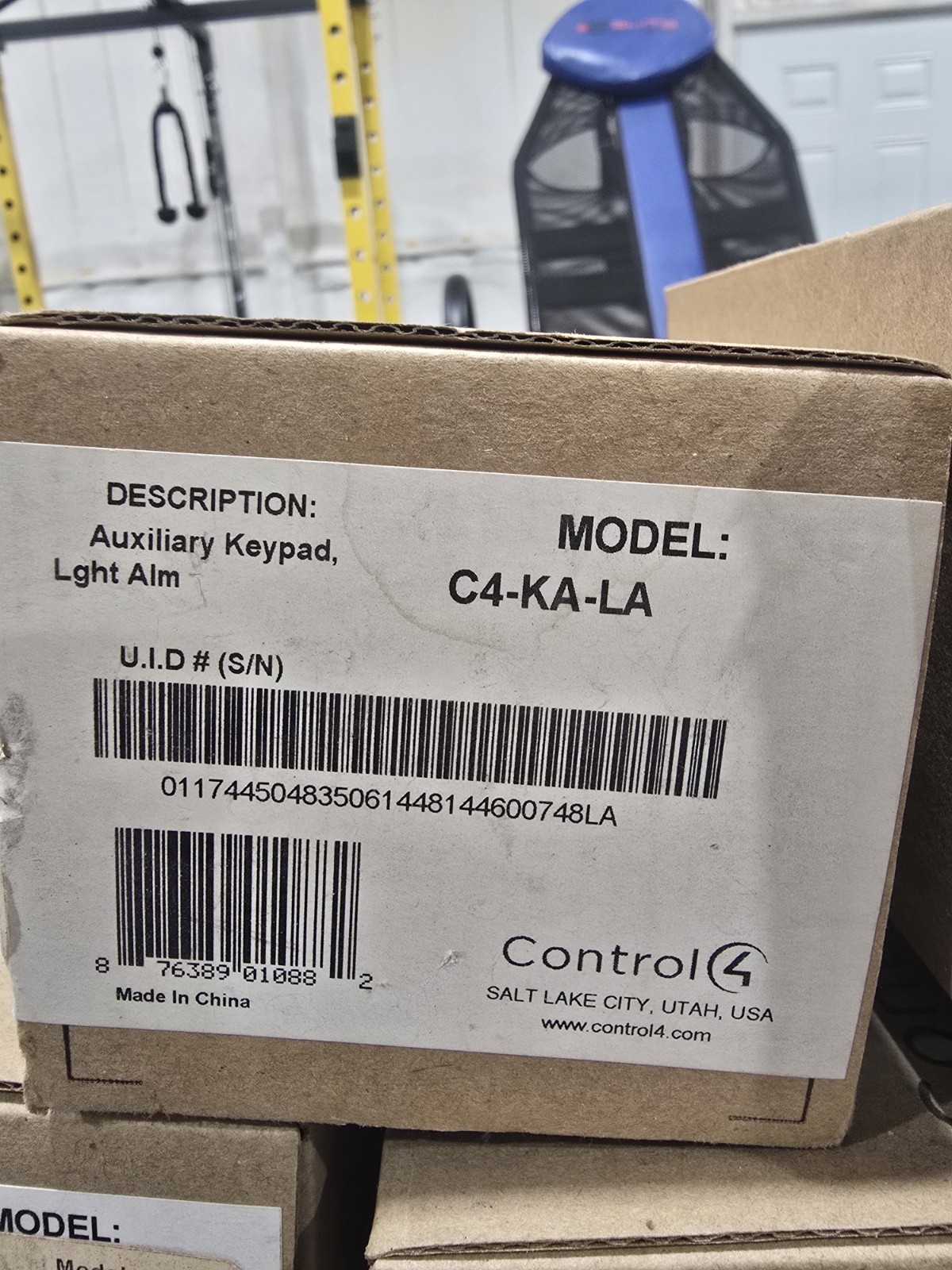 Control4 C4-KA-LA Auxiliary KeyPad Light Almond New Open Box
