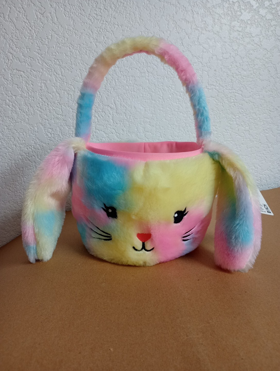 9x12" Easter Eggs Basket Plush Bunny