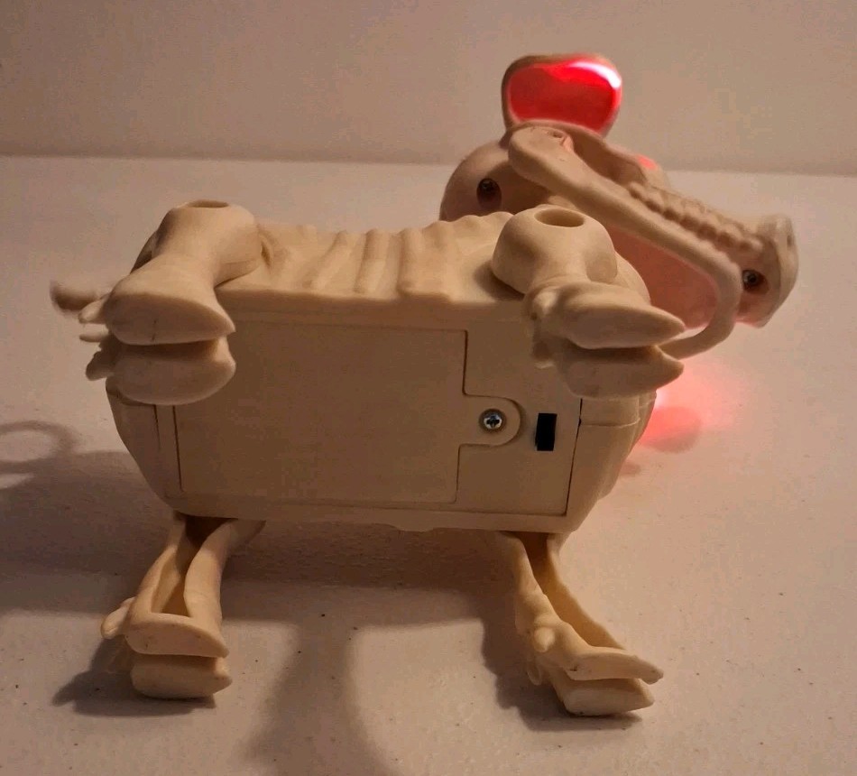 Animated Pig Skeleton 7"