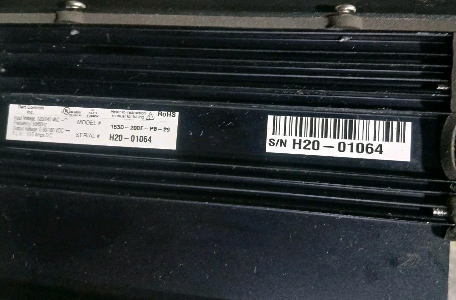 Dart Digital Speed Control 153D-200E-Pb-29 240V