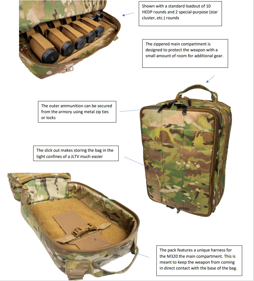 New T3 Gear M320 Assault Backpack- SEAL NSW DEVGRU