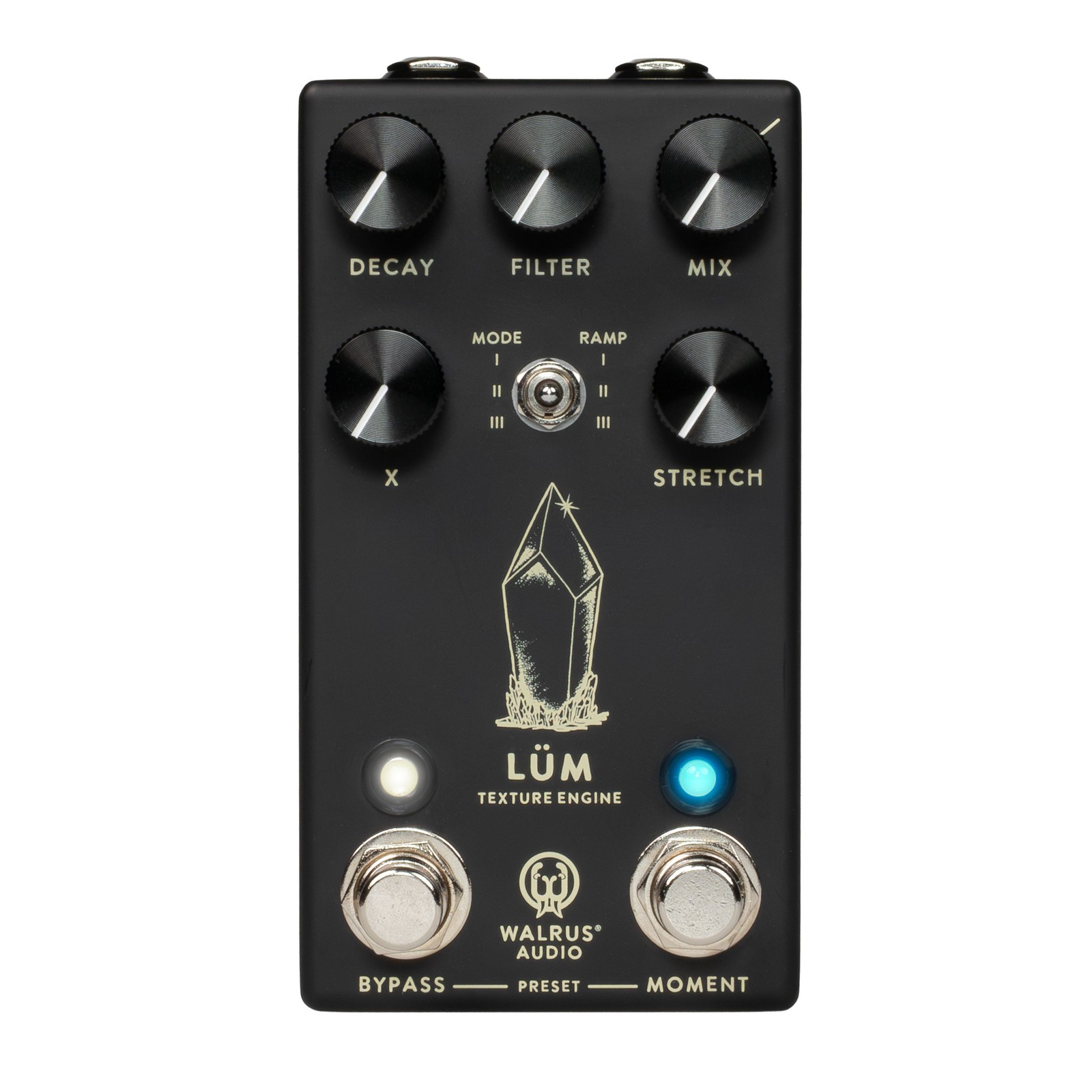 Walrus Audio Lum Texture Engine Granular Reverb, Black
