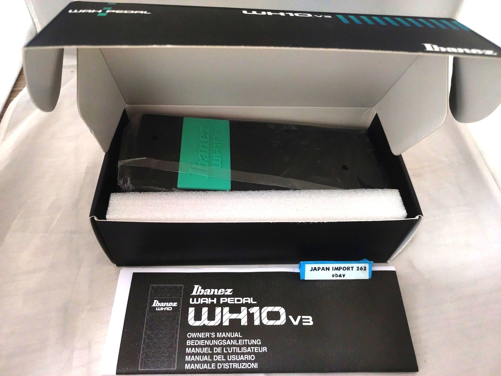 Ibanez WH10V3 Classic Reissue Wah Guitar Effects Pedal Black from Japan N2