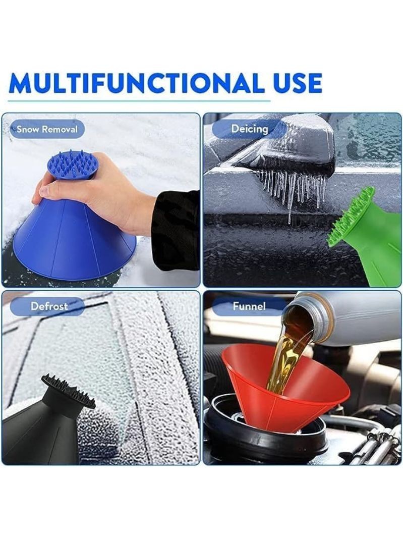 Ice Scraper Magical Ice Snow Scraper for Car Windshield Portable Multifunctional