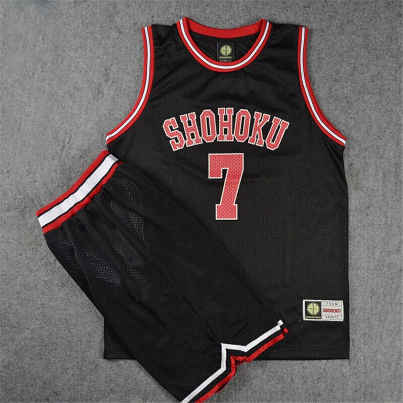 SLAM DUNK SHOHOKU Basketball Team Jersey Ryota Miyagi No.7 Vest Tops Shorts Set