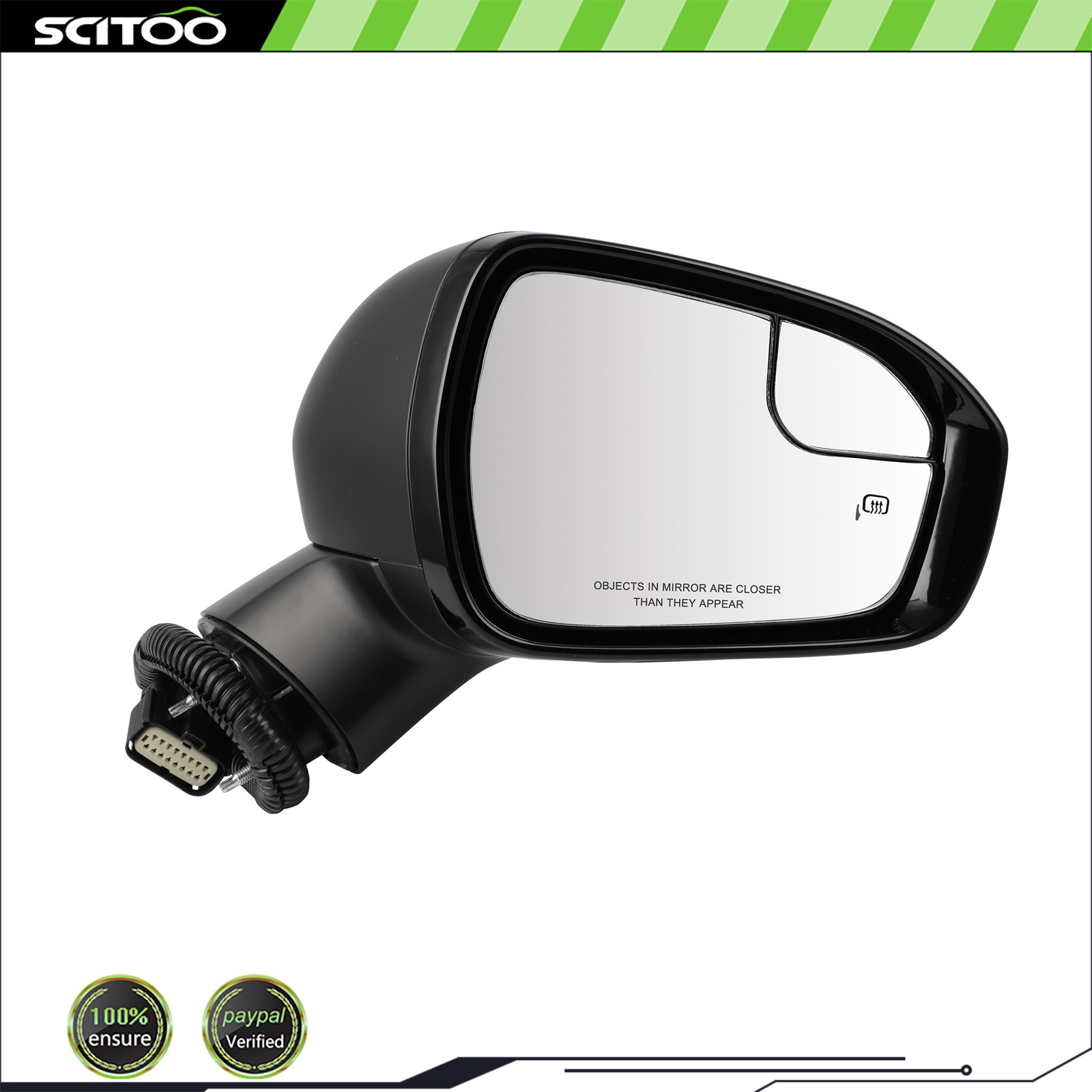 Passenger Side Mirror For 18-18 Ford Fusion Heated Puddle Signal Lamp Memory