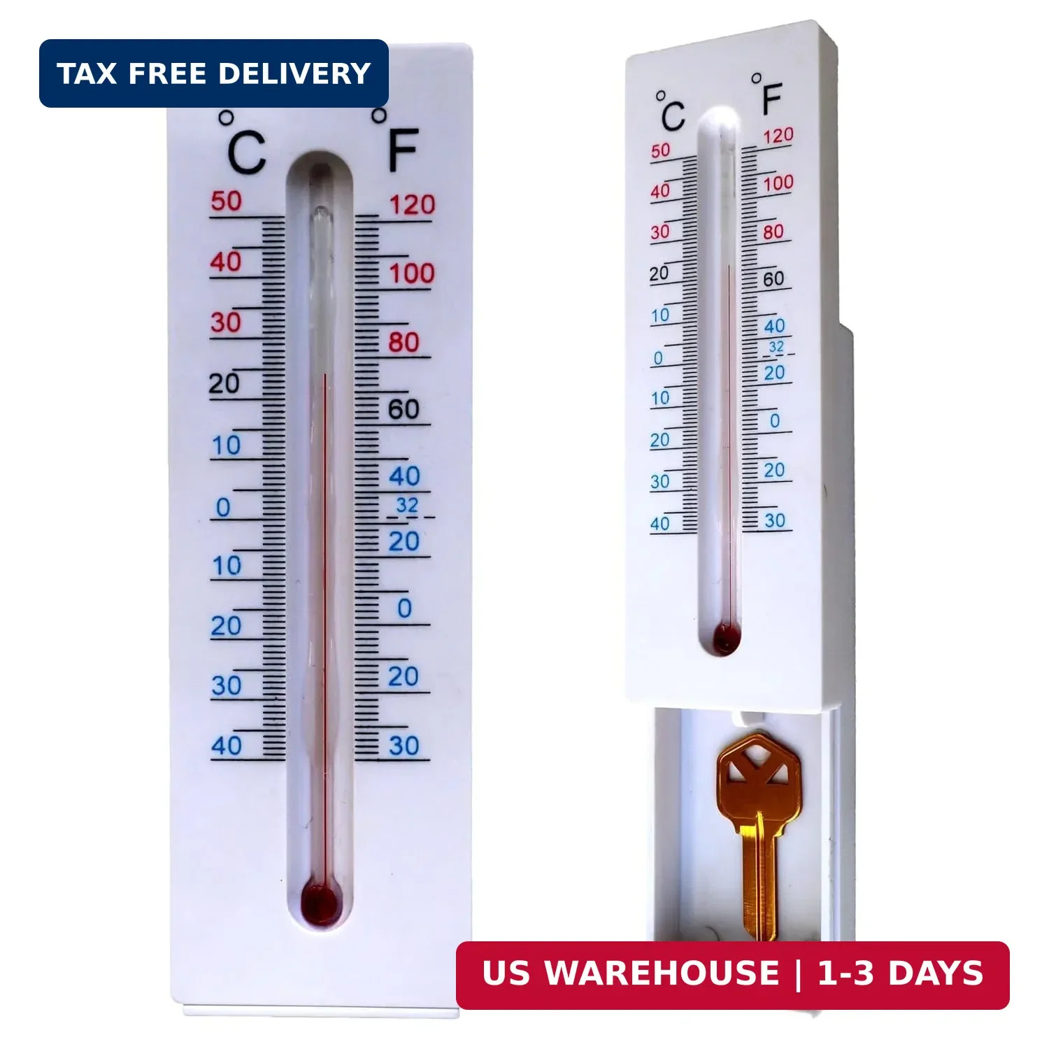 Hide A Key Outdoor Thermometer Decorative Key Hiders Containers Box for House Sp