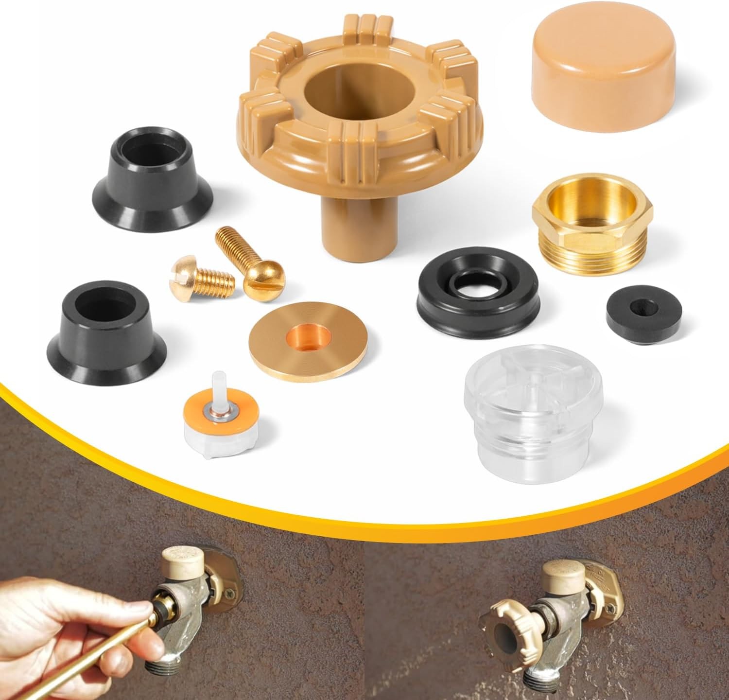 RK-17MH Repair Kit Metal Handle for Woodford Model 17 Outdoor Faucets