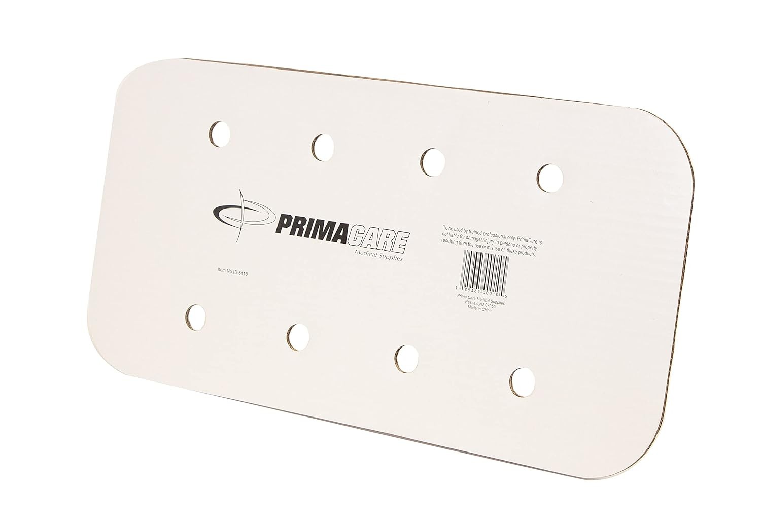 Primacare IS-5412 Padded Cardboard Splint Wrist Brace or Leg Support for...