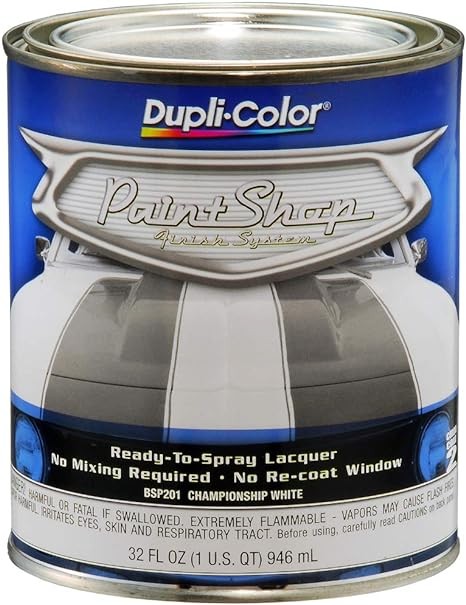 Dupli-Color 32 oz. Championship White Finish System Base Coat BSP201