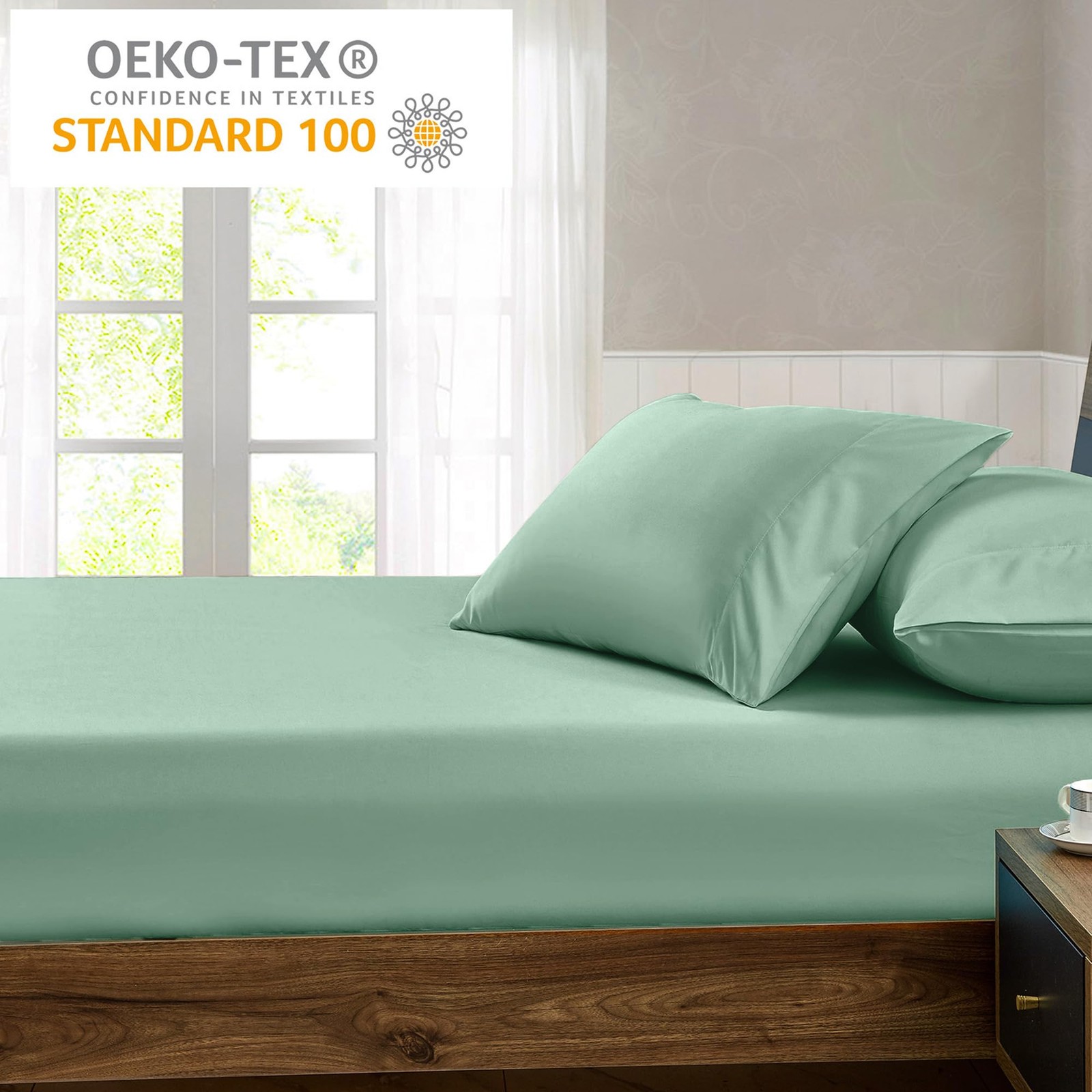 Full Fitted Sheet - Hotel Quality Fitted Sheet - Ultra Soft & Breathable - Br...