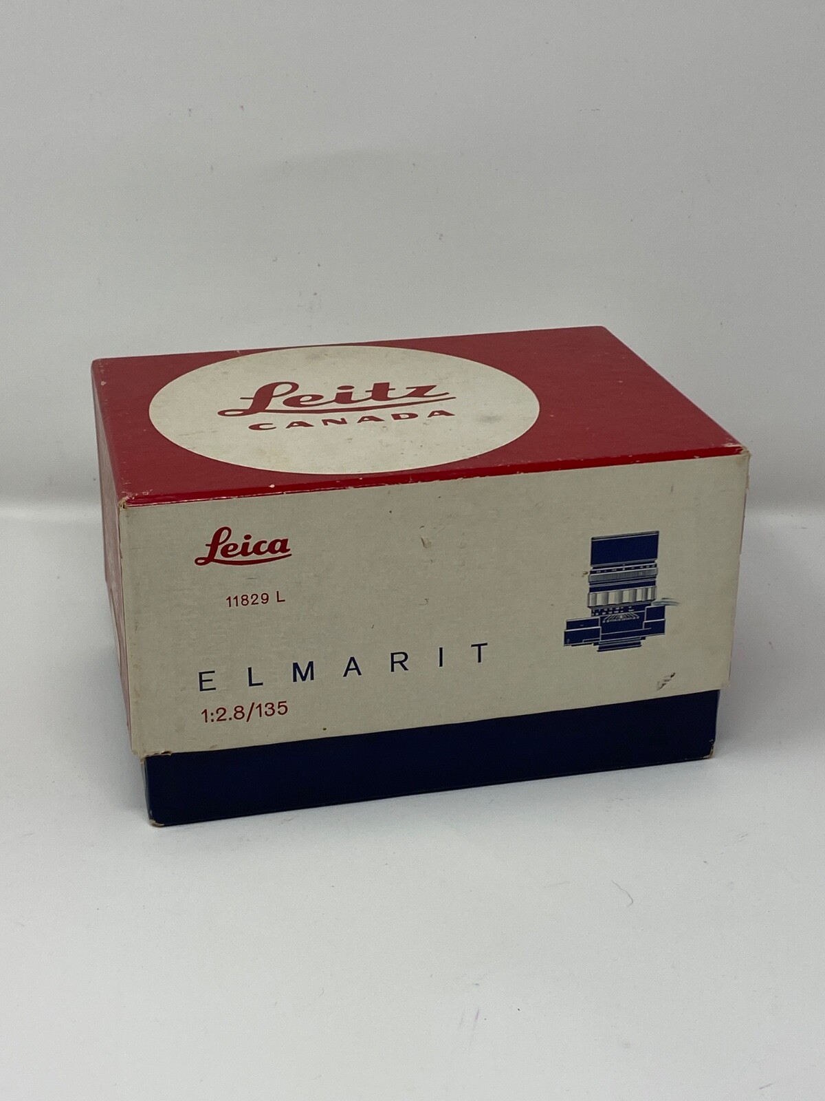 Empty Box Only: Leica 11829 L Elmarit 135mm f2.8 Lens Leitz Canada