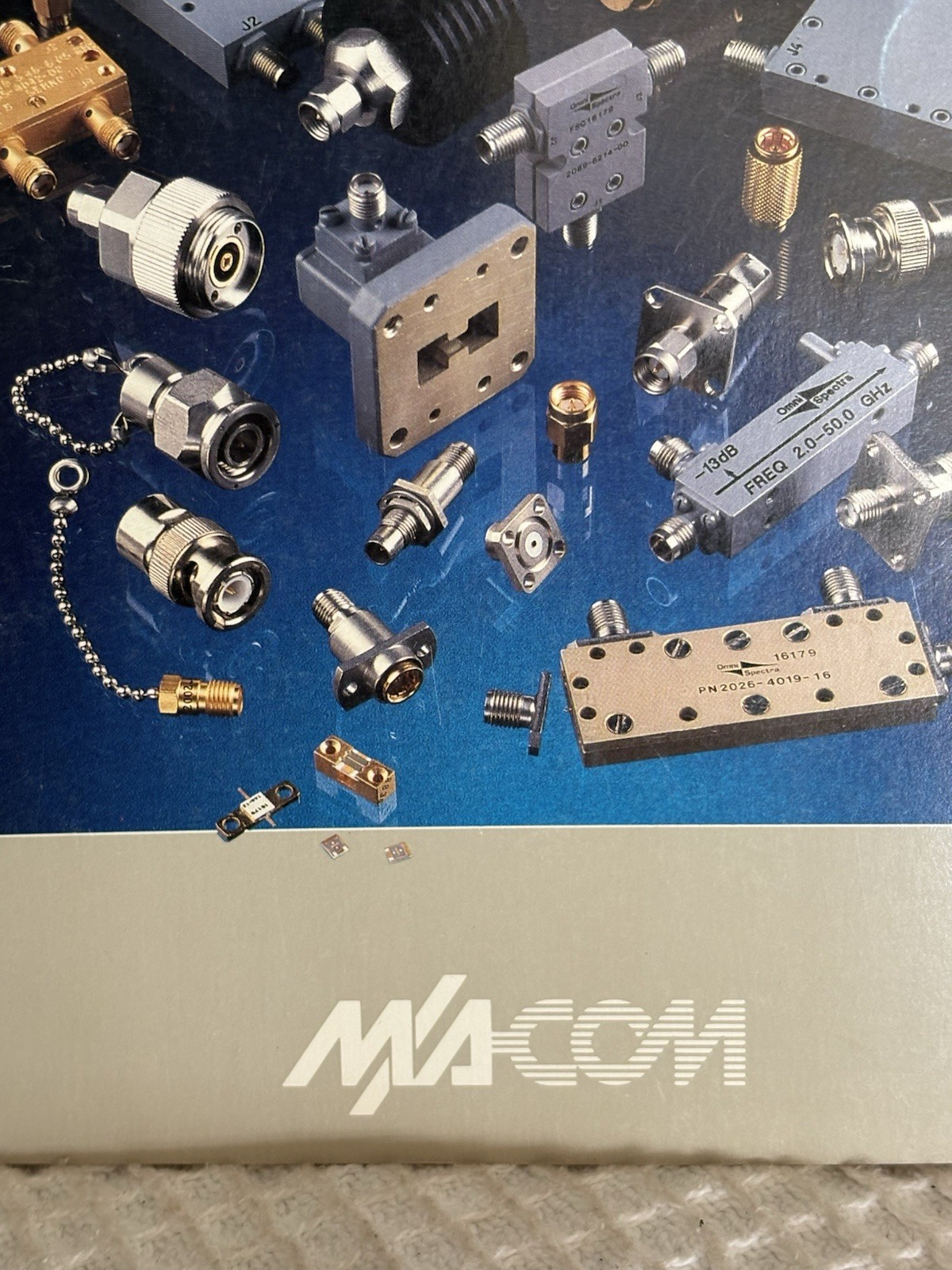 M/A-Com Passive Microwave Components Catalog By Hall-Mark Electronics Corp