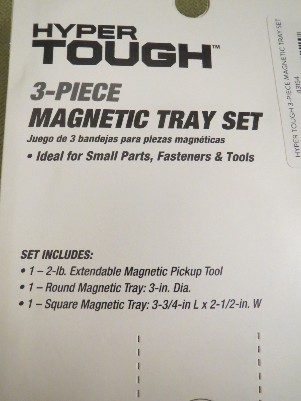 Hyper Tough 3-piece Small Magnetic Tray Set