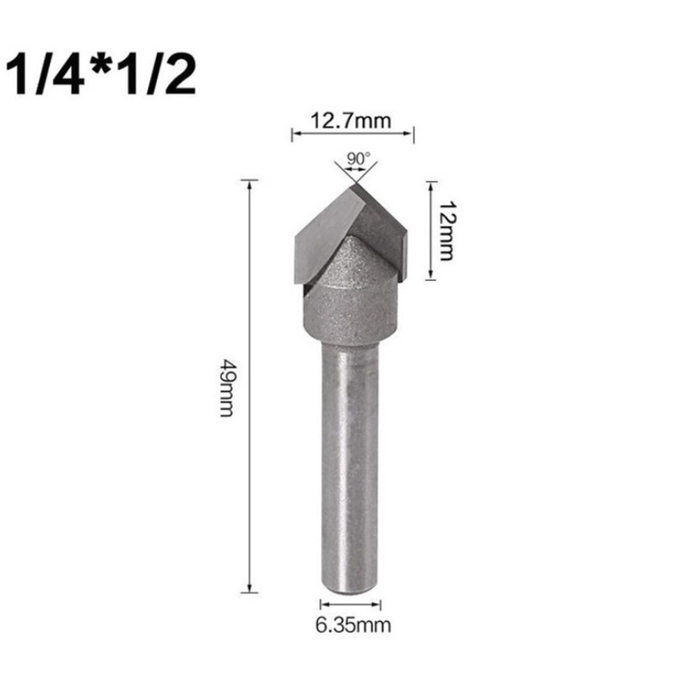 Drill Router Bits 90 Degree Drill Bits Engraving Equipment Hardened Steel