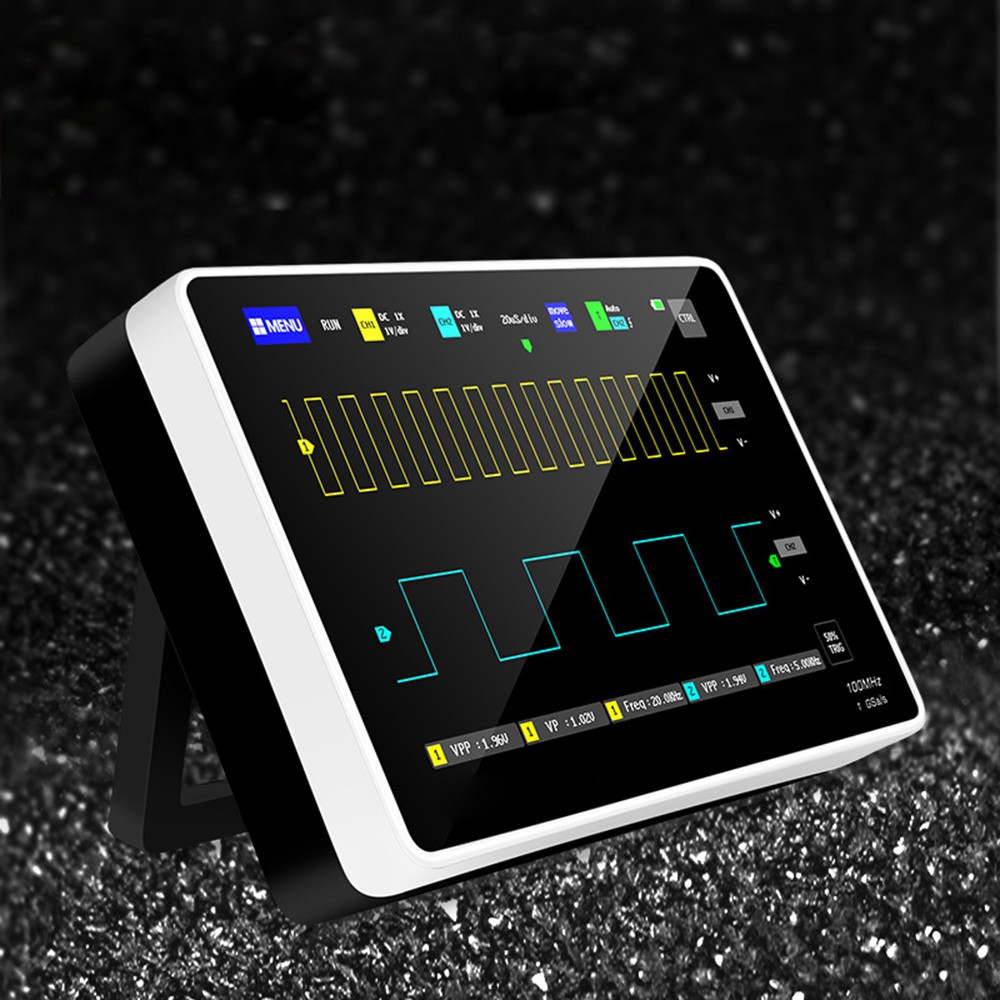 For FNIRSI Digital Tablet Oscilloscope 2CH 100MHz Mini 7" Touch Panel