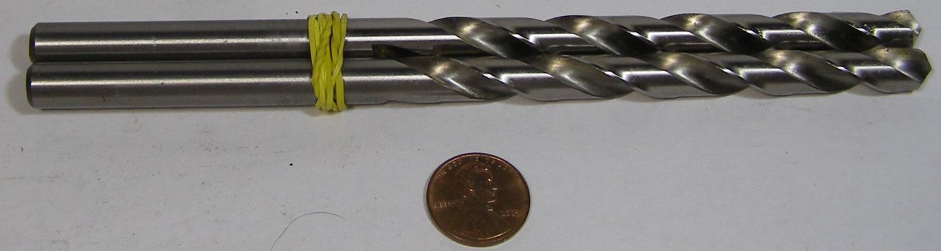 PRECISION TWIST DRILL S PTD HSS 1510 23/64 USA   2 COUNT