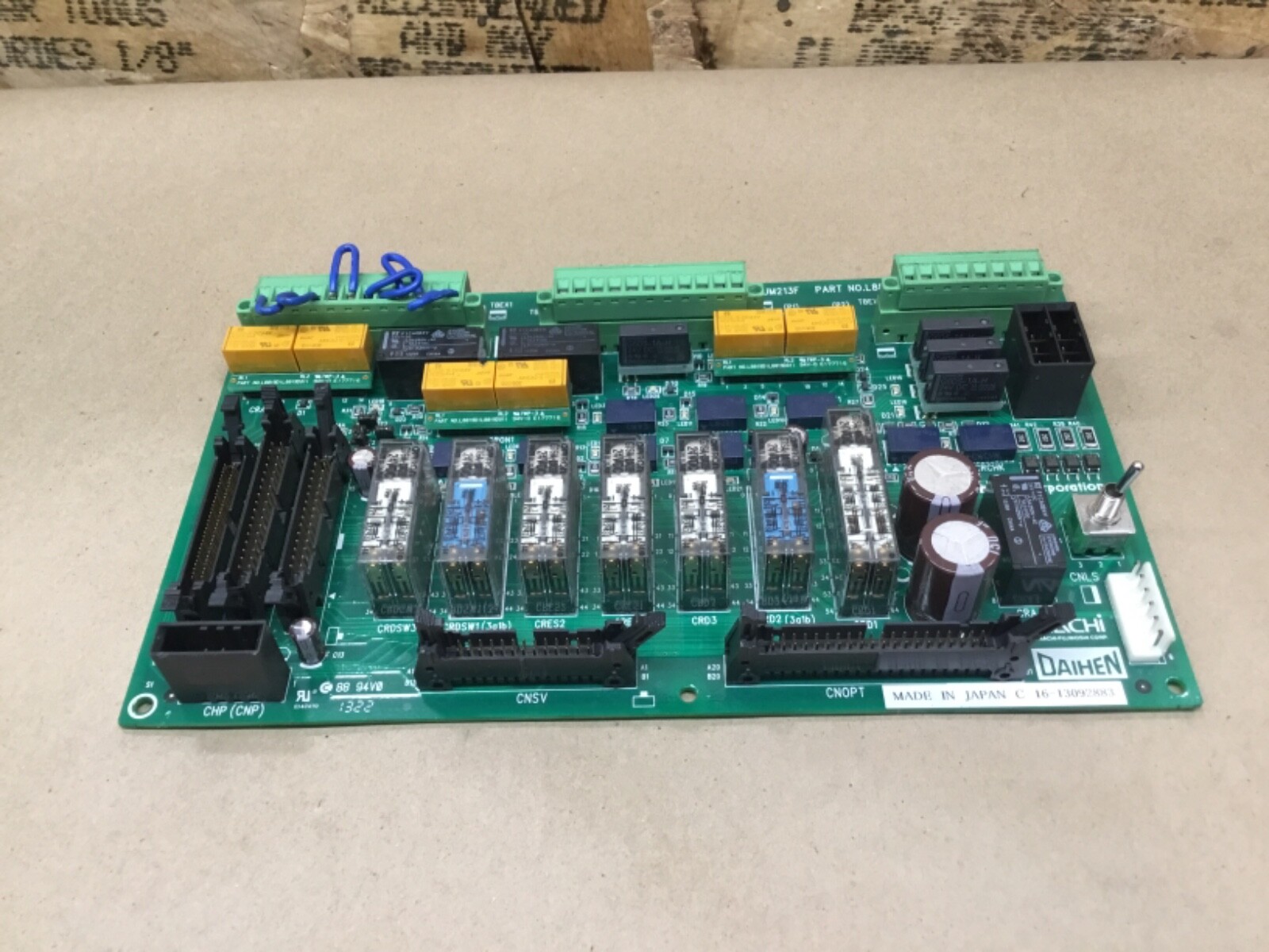 NACHI DAIHEN OTC L8800F L8800F07 SYSTEM SEQUENCE BOARD UM213F #08Y39*AD