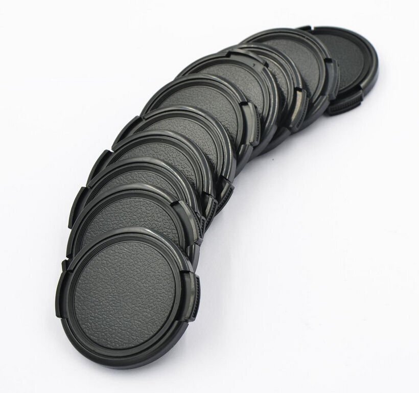 10pcs Universal 39mm Snap on Camera Front Lens Cap Plastic for All DSLR Filter