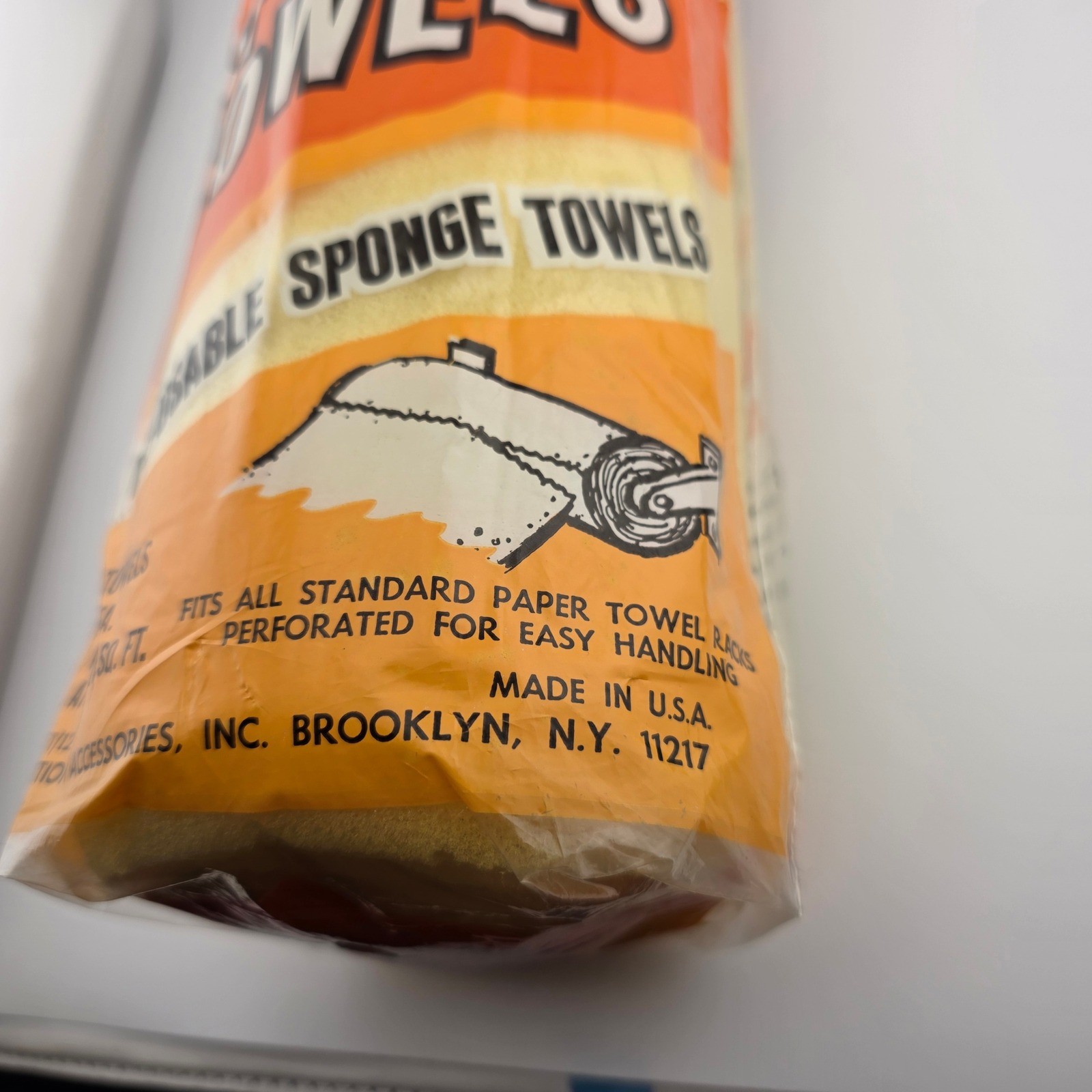Justrite Sponge Towels Vintage New in Package