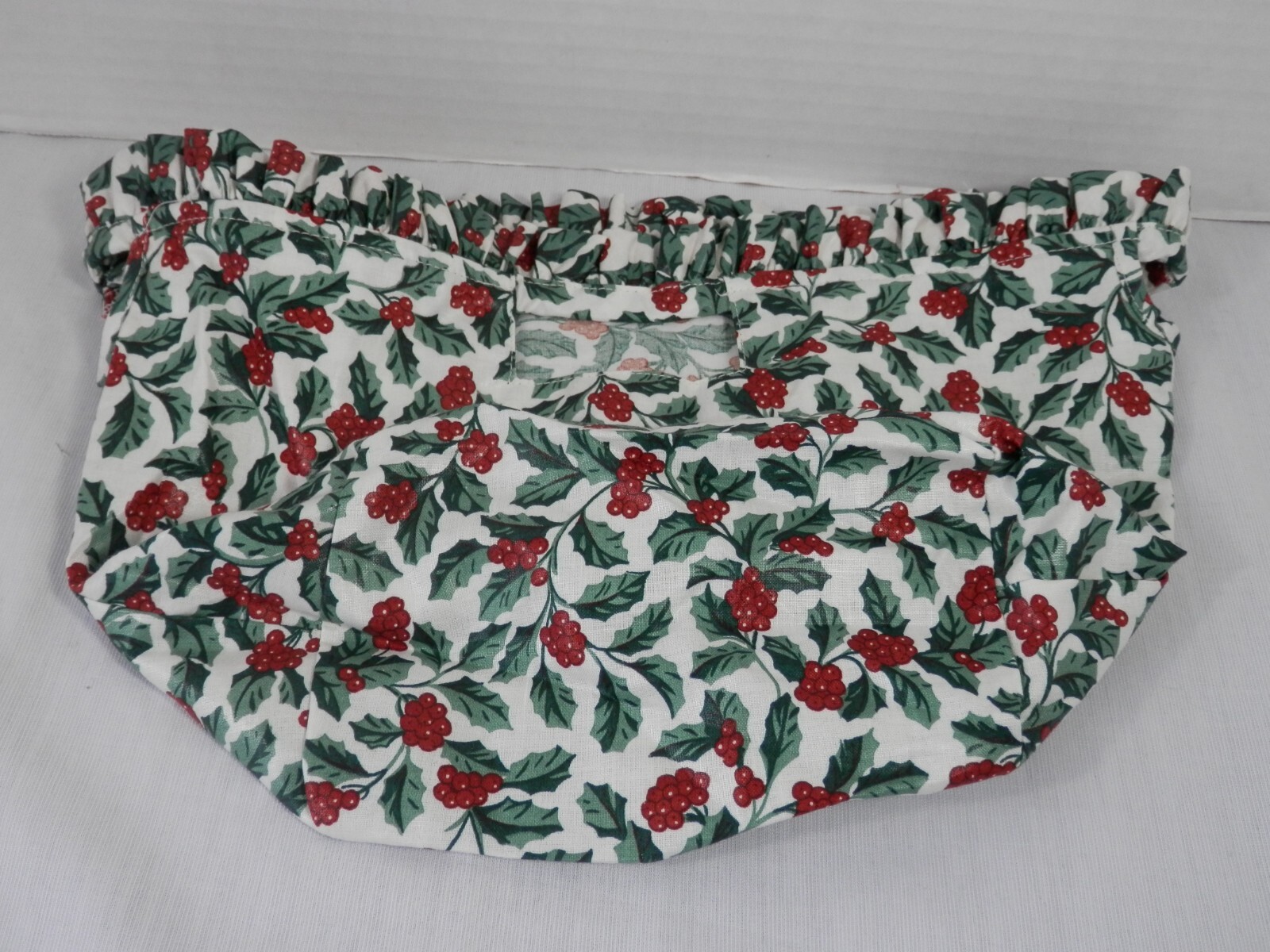 Longaberger Snowflake Basket Liner excellent condition Holly