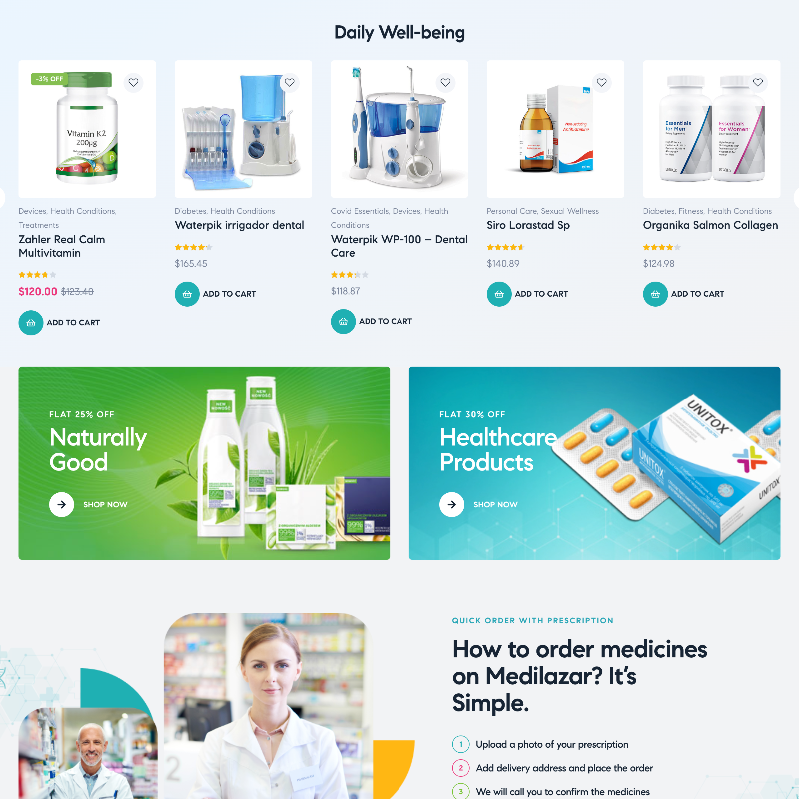 Supplement Website Design with Free 5GB VPS Web Hosting