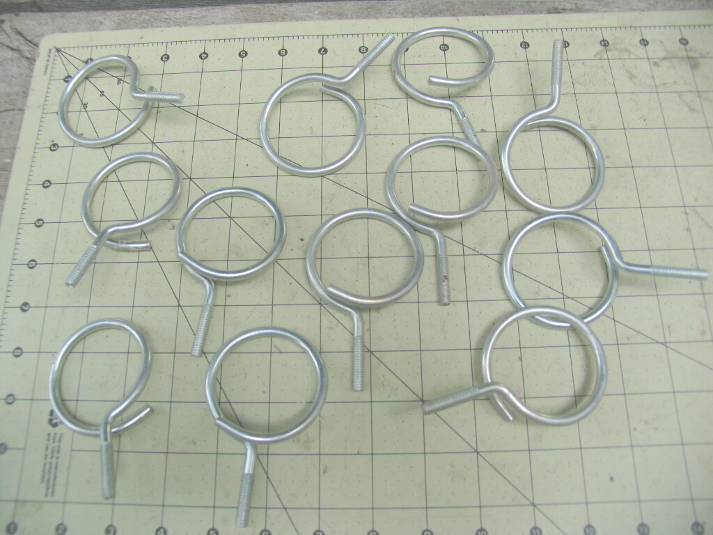 12 Loop Hangers 2" ID  (1/4"-20 thread)