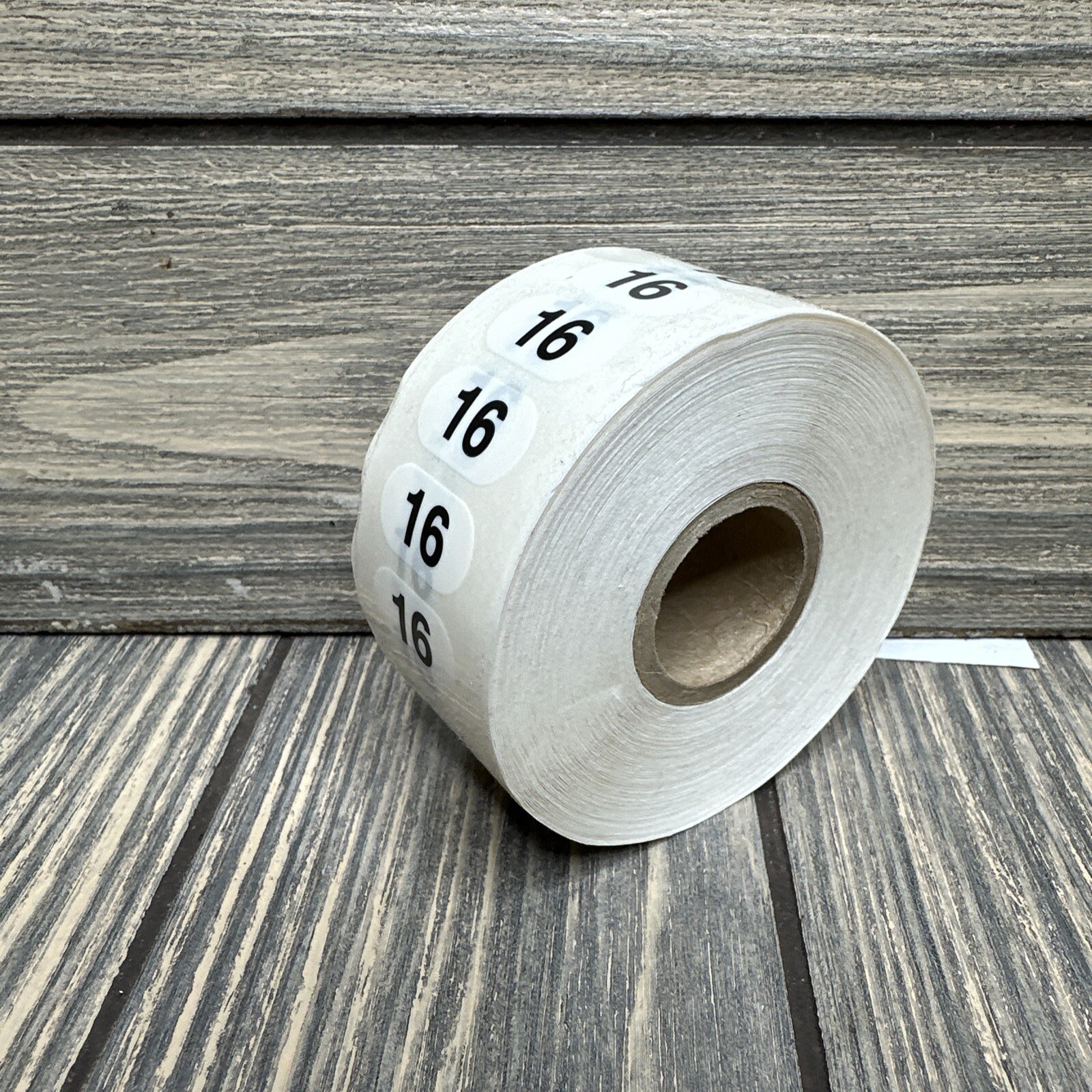 Size 16  Retail Size Stickers for Store Boutique Clothing Label Apparel Roll