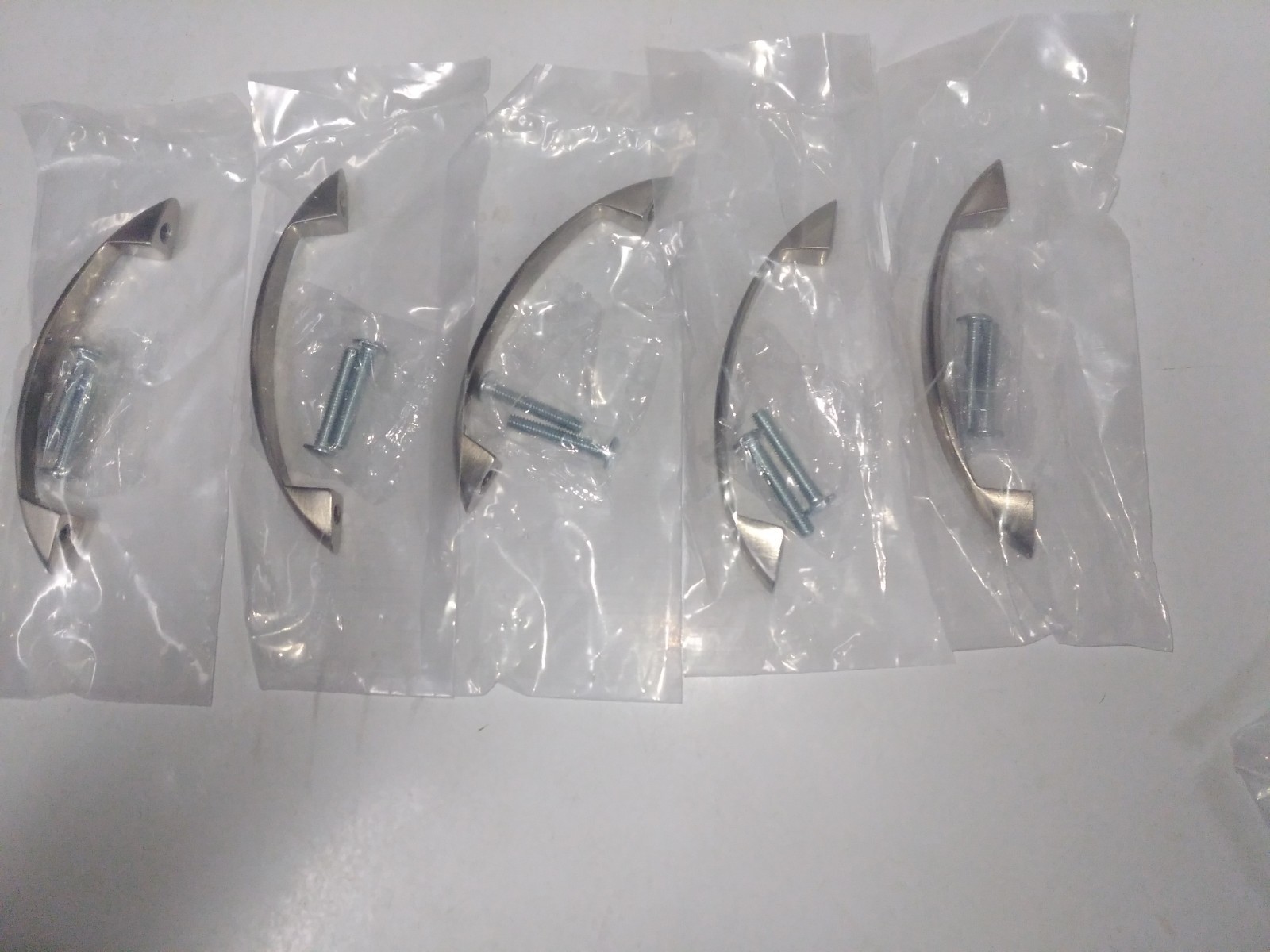 ANVIL MARK® DECORATIVE DRAWER PULL~ 3'' SATIN NICKEL ''5 -PER PACK''  3559492
