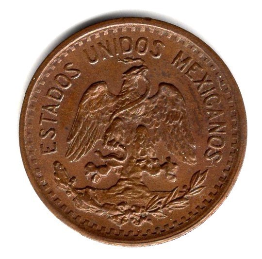 1923 MEXICO CENTAVO AU