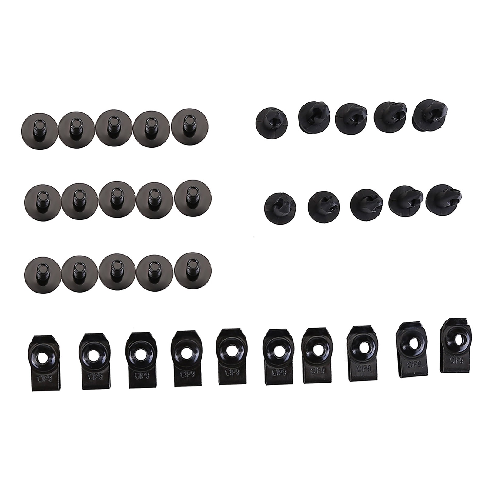 35PCS For KIA Engine Under Cover Splash Shield Guard M6 Bolts & U-nut Clips