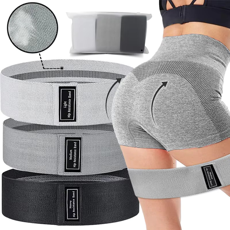 Banda Resistencia Crochet Degradado Sentadillas Gluteos Fitness