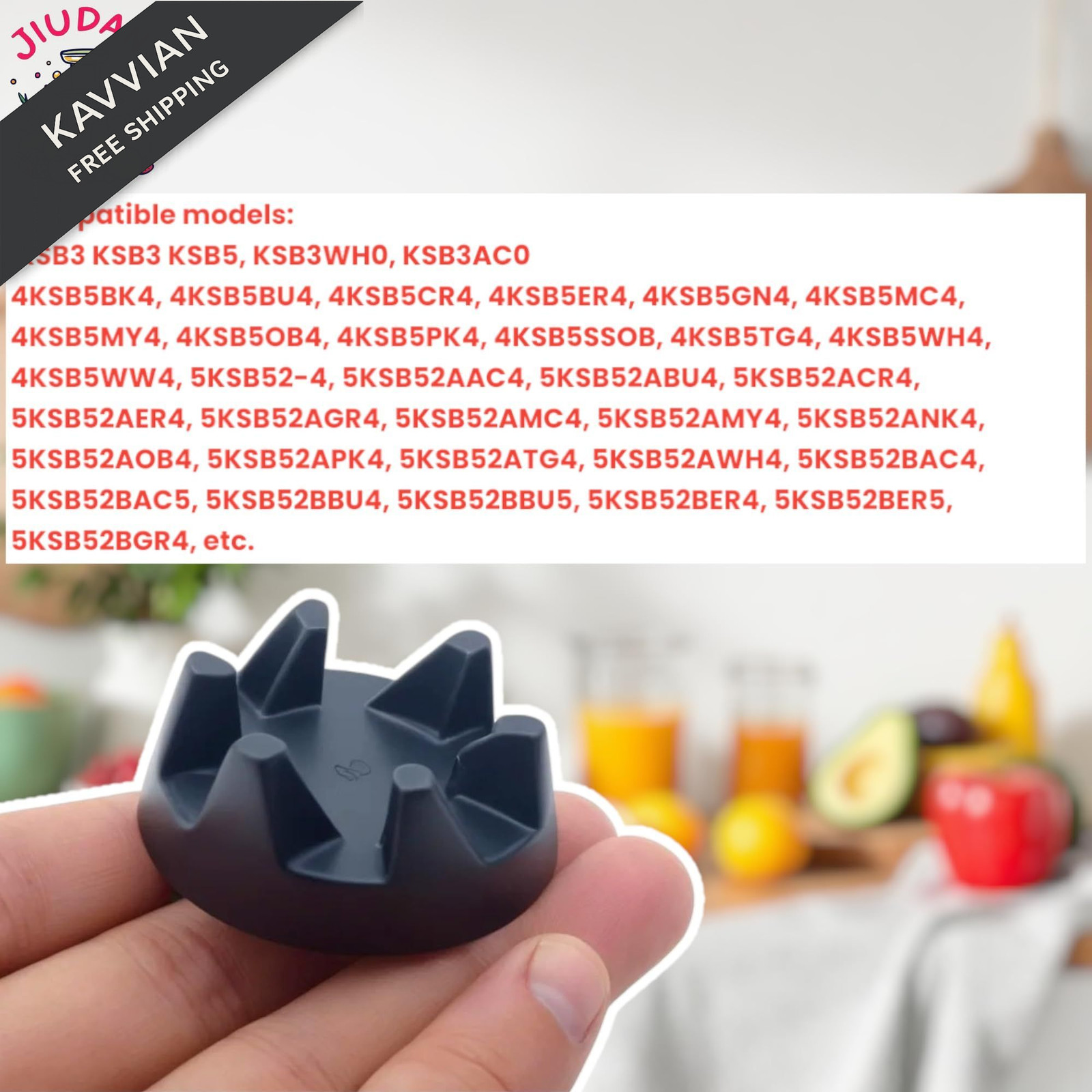 9704230 Replacement Blender Coupler with Removal Tool 36mm x 15.75mm, Multi