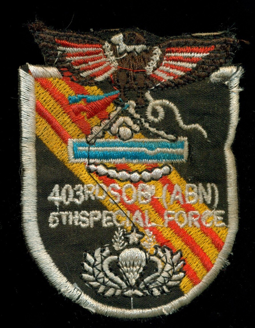 USAF 403rd Sob Airborne 5th Special Forces Vietnam Patch AP-1