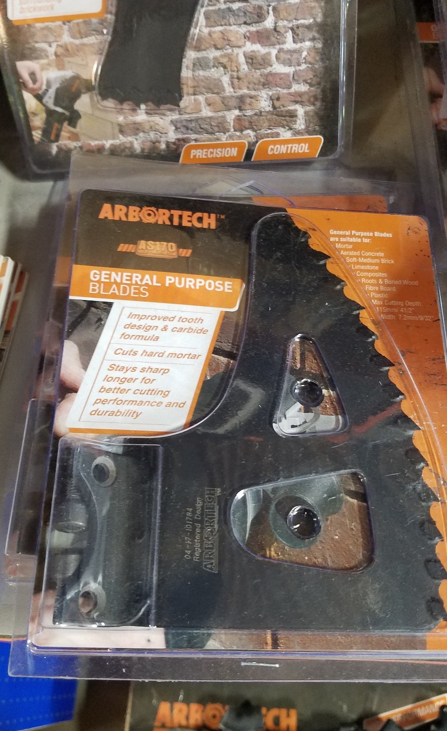 Arbortech BLA.FG.1110 General Purpose Blades For AS170 Brick and Mortar Saw New.