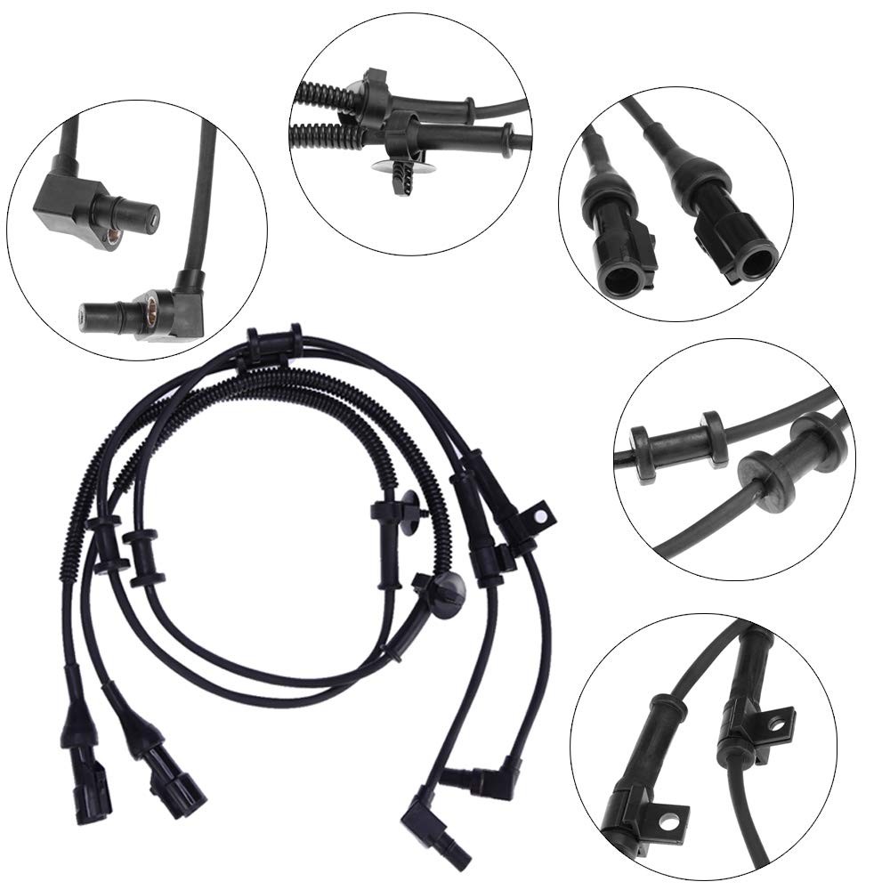 2PCS Left Right Front ABS Wheel Speed Sensor Replacement for Ford Excursion 2...