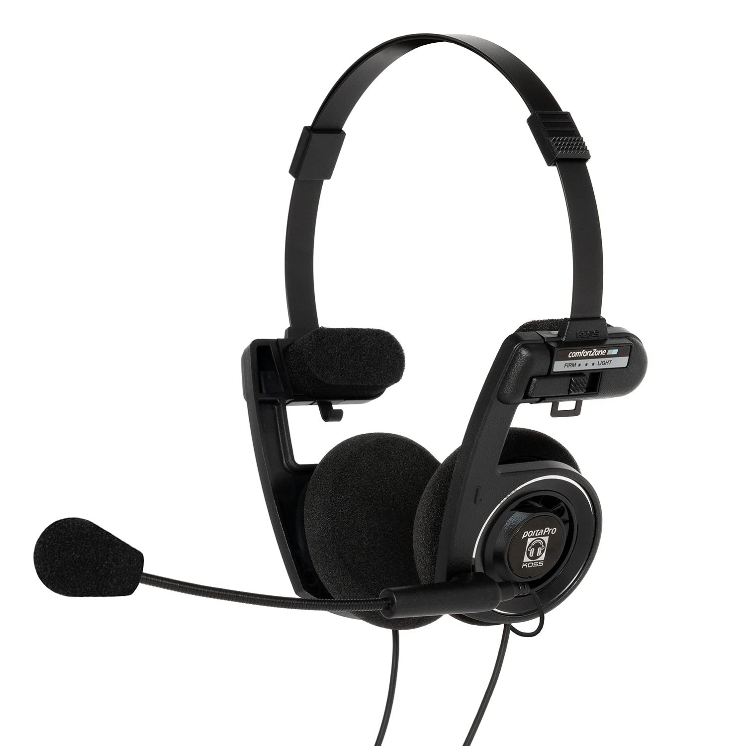 Koss Porta Pro Communication Headset, Black, Microphone, Wired TRRS Plug | El...