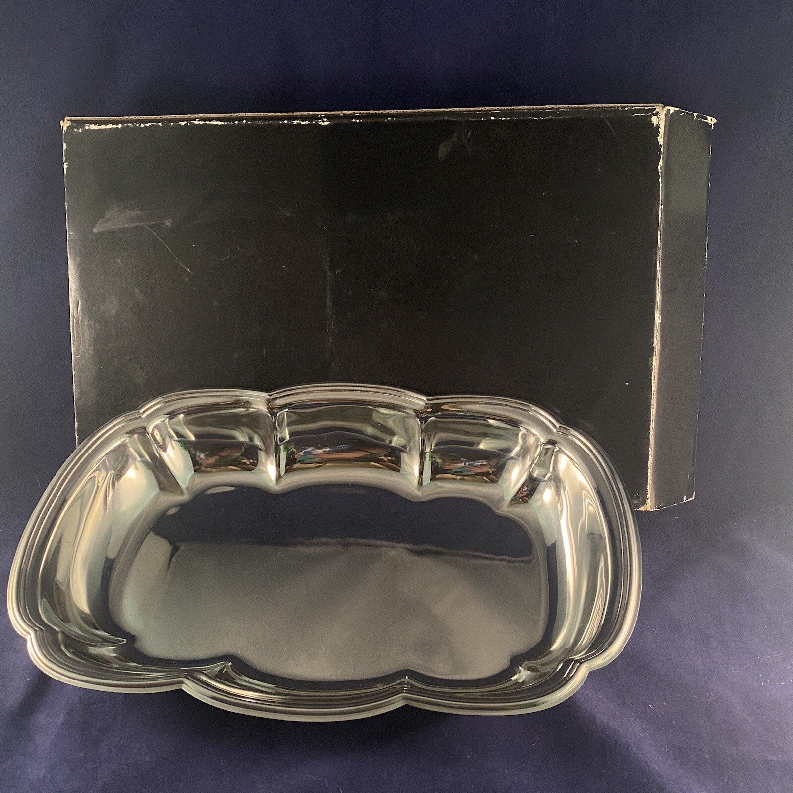 Bread Basket Bowl Oneida Carefree Stainless Steel Rectangular 11.5" Serving