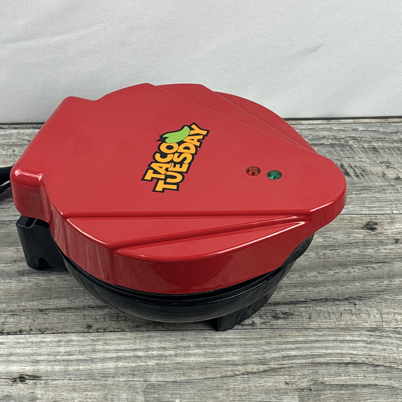 Taco Tuesday Tortilla Shell Maker – Red (Model TTTB1RD)