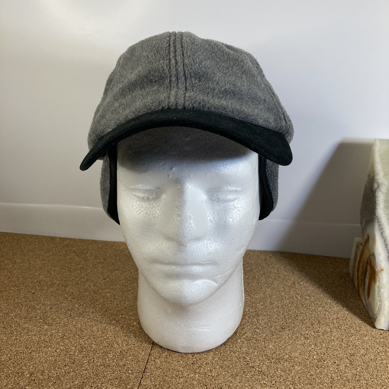 Paramount Headgear Youth Size Medium Gray Cap With Wrap Around Neck & Ear Muff