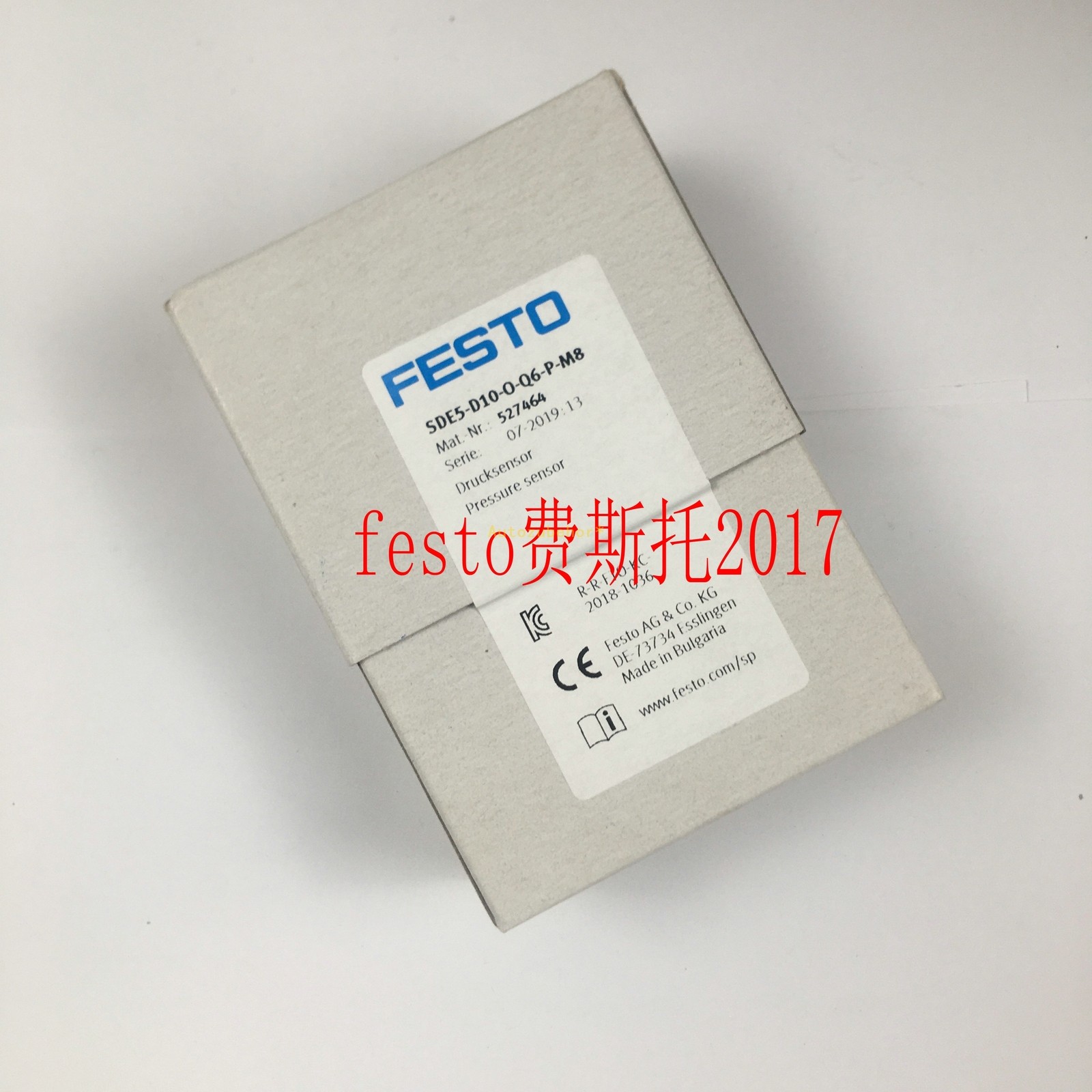 1pc   pressure switch SDE5-D10-O-Q6-P-M8 527464