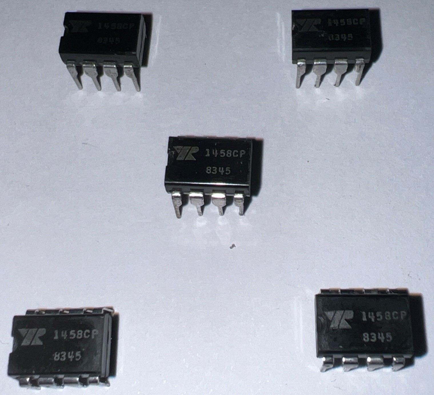 EXAR 1458CP is a general-purpose, monolithic dual operational amplifier Lot of 5