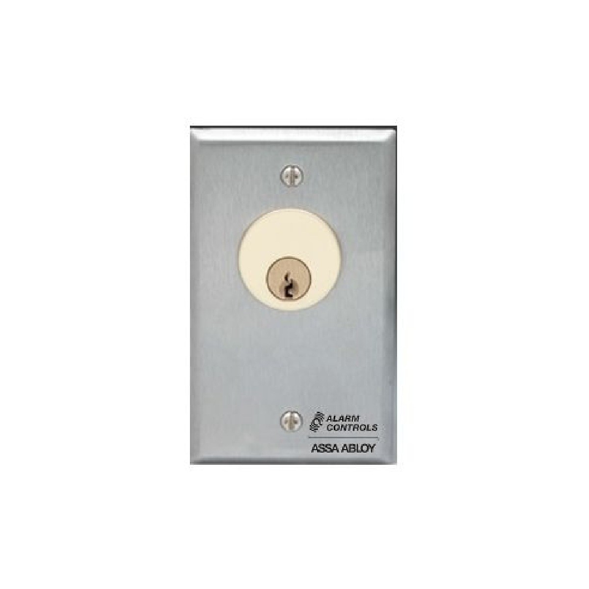 Alarm Controls MCK-4-4 MCK Series Mortise Cylinder Key Switch Station, DPDT