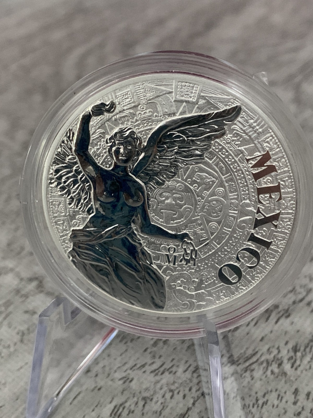 STUNNING -1 0z Proof Silver Mexican Elements coin 2026