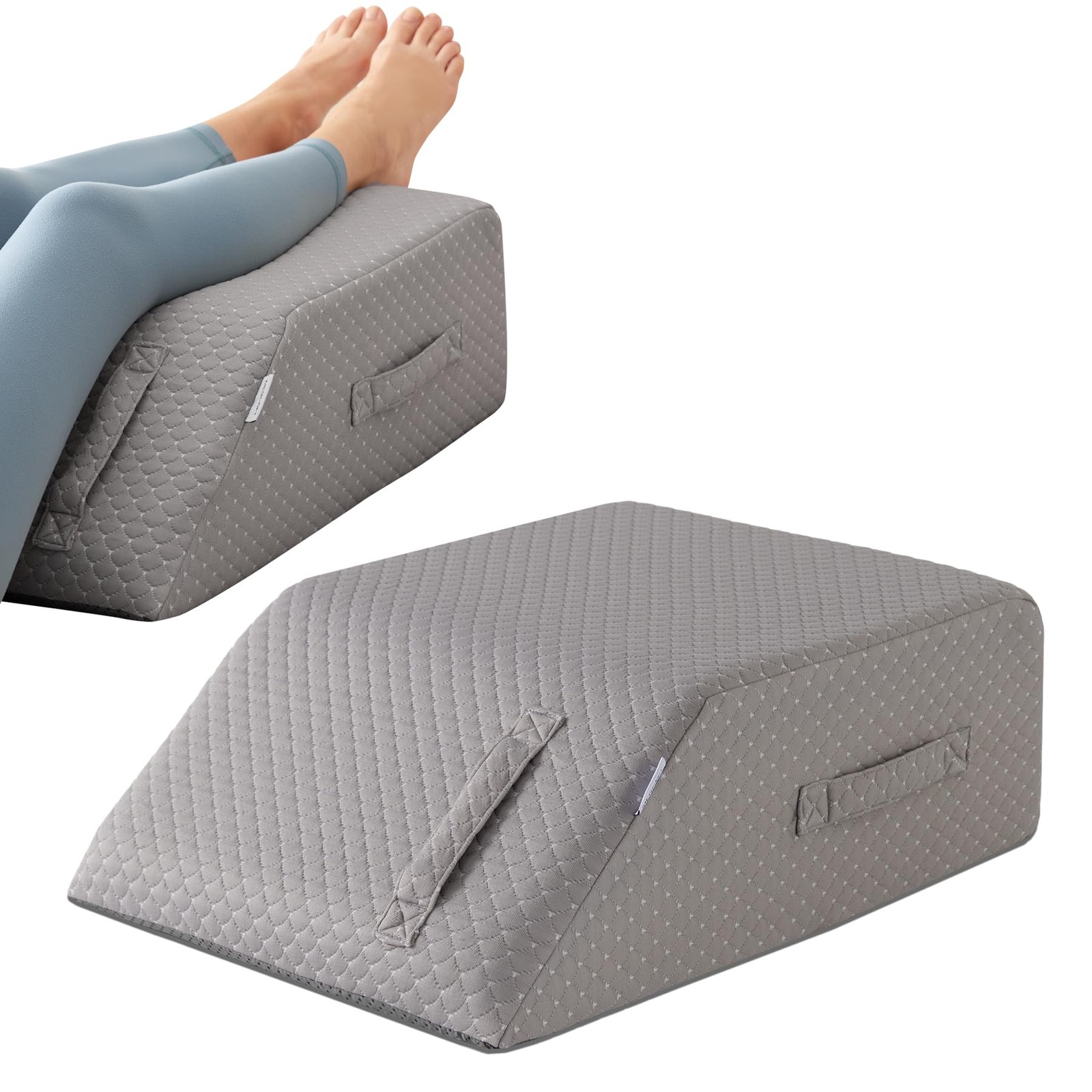 Leg Pillow Elevation Blood Circulation, Leg Wedge for Elevation for Swelling,...