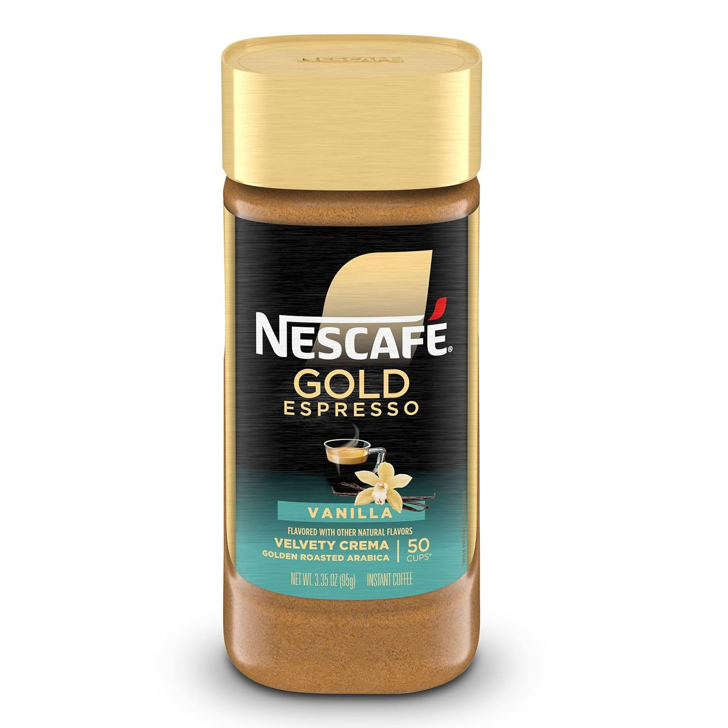 Gold Espresso Vanilla Flavored Instant Coffee, 3.5 Oz 3.35 Oz