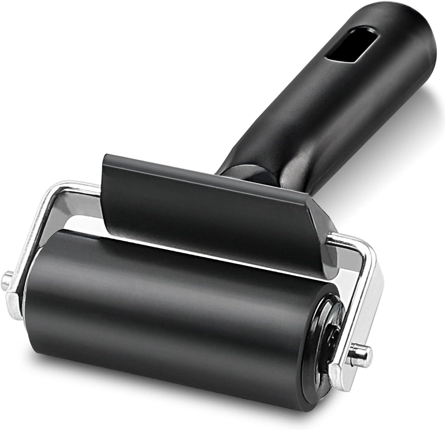 2.5 Inch Rubber Roller Paint Brayer for Anti Skid Tape Construction Tools