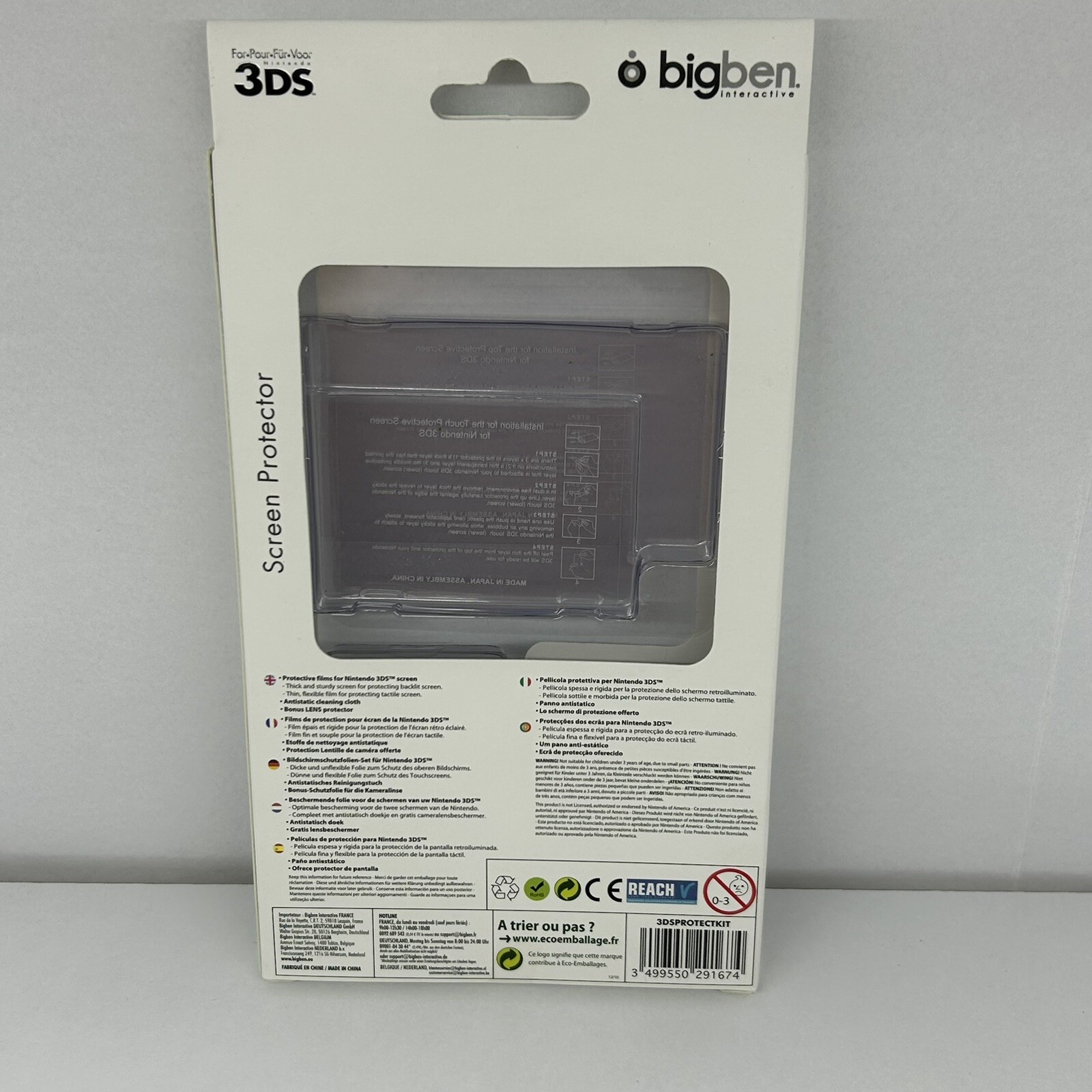 New nintendo 3ds screen protector +LENS Protector