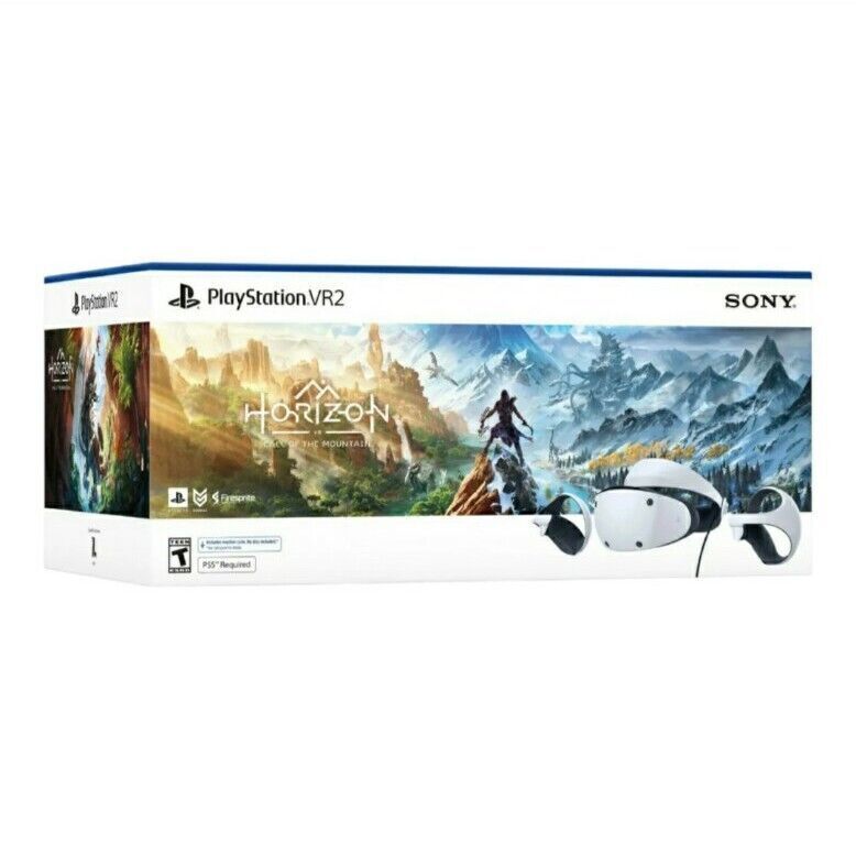 Sony PlayStation VR2 Horizon Call of the Mountain Bundle VR Headset - White